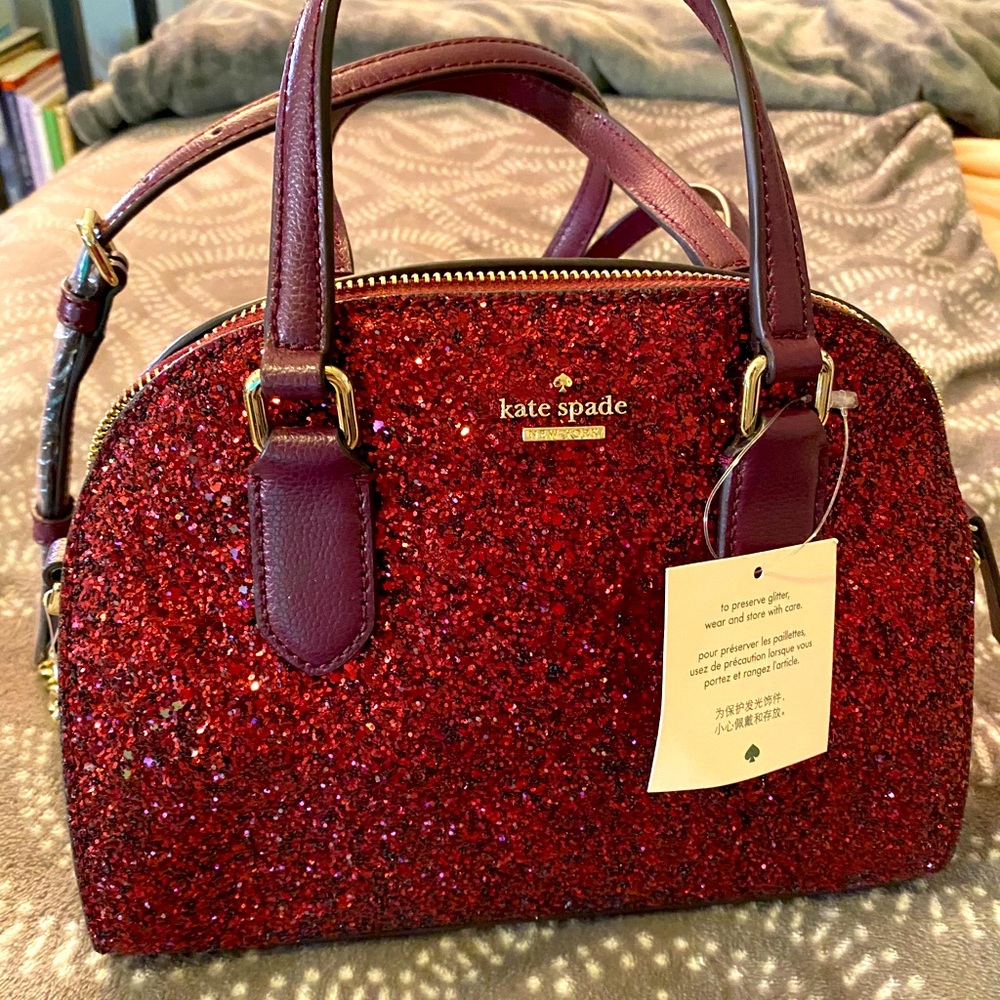 Kate Spade Mini Reiley Laurel Way - deep plum